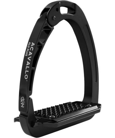 Buy Acavallo Arena Aluplus Safety Stirrups - Total Black | International Shipping Available - Buy Online on SooperMarket.com
