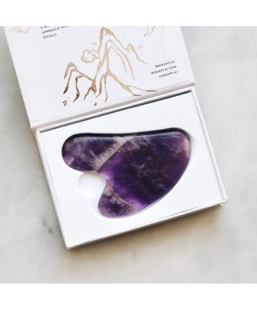 Buy Mount Lai Amethyst Gua Sha Tool | Enhance Your Skincare Routine - Buy Online on SooperMarket.com