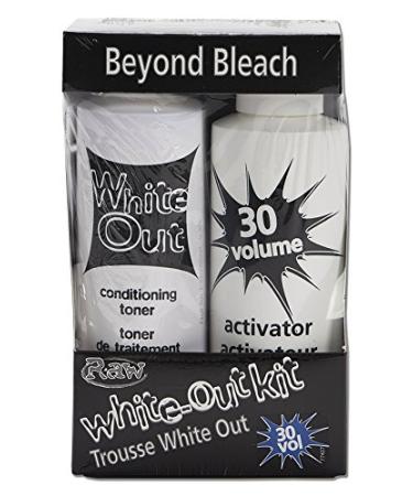 RAW Beyond Bleach White-Out Kit with Conditioning Toner - 30 Volume Activator - Buy Online on SooperMarket.com