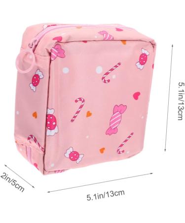 PLAFOPE 4pcs Sanitary Napkin Storage Bag - Travel Makeup Pouch Set for Women - Buy Online on SooperMarket.com