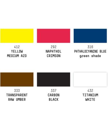 Liquitex Professional Acrylic Ink 1-oz (30ml) Essential Color Set - Set of 6 - Buy Online on SooperMarket.com