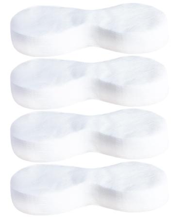 Arcemain 400 Sheets Disposable Non Woven Eye Mask Paper  Cotton DIY Paper Pillow Covers for Skincare Spa Wrap Moisture Retention  White  7.48 x 2.48 Inch