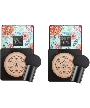Lovelycat Mushroom Head Air Cushion BB Cream Even Skin Tone Makeup Base PrimerConcealer Lasting Nude Makeup Moisturizing Brightening Pigment CC Liquid Foundation (A-lvory) - Buy Online on SooperMarket.com