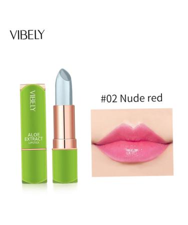 Color Changing Lipstick - 3pcs Aloe Vera Moisturizer Balm | Long Lasting Temp Color Change Lip Gloss - Shop Internationally - Buy Online on SooperMarket.com