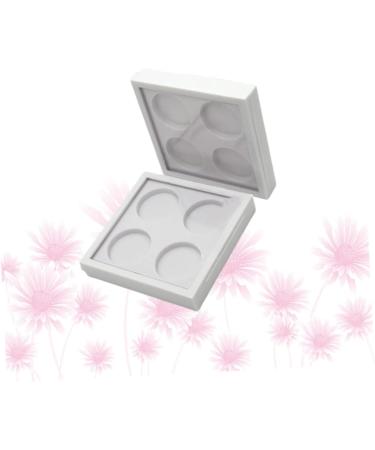 HAPINARY 2pcs 4 Makeup Accessories Aluminum Tin Jars Eyeshadow Containers Empty Eyeshadow Tins Empty White - Buy Online on SooperMarket.com