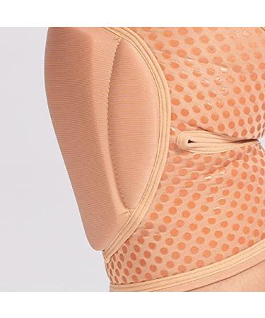 Queen Wear Nude Latte Grip Pole Dance Knee Pads - Woman Protection for Ballet, Modern Dance, and Indoor Sports (M) - Buy Online on SooperMarket.com
