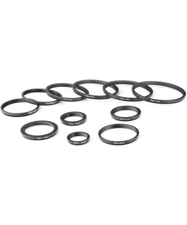 K&F Concept 11pc Metal Step Down Filter Adapter Rings Kit for Camera Lens - 43mm to 77mm Sizes Included - Buy Online on SooperMarket.com