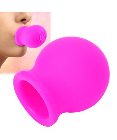 Lip Plumper Tool - Bonus Large Round Enlarger - Selban Supplement Device For Fuller Lips - Plump in Seconds - Instant Lip Enhancement Kit (pink)