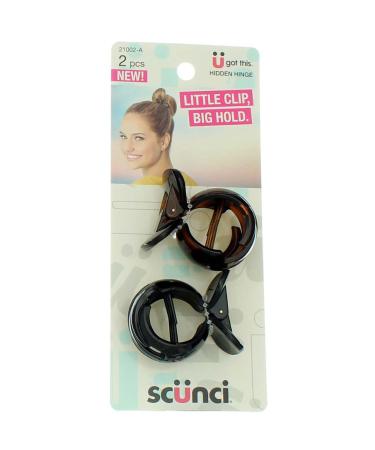 Scunci Fish Claw Clips 2 ct Multi-Colored - 1 Pack | Stylish Hair Accessories - Buy Online on SooperMarket.com