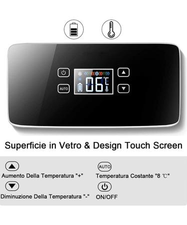 Portable Insulin Cooler Refrigerated Box LCD Display Portable Reefer Car Small Refrigerator Mini Cold Boxes Portable Drug Reefer Mini Drug Constant Temperature Refrigerato 0-18 C Battery 2 - Buy Online on SooperMarket.com