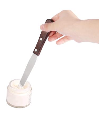 Reusable Metal Wax Spatula with Wooden Handle - Hair Removal Wax Applicator Tool for Smooth Skin | International Shipping Available - Buy Online on SooperMarket.com