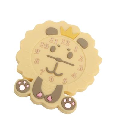 Cartoon Animal Alarm Clock Teething Toy for Babies - BPA Free Silicone Chew Toy - Buy Online on SooperMarket.com