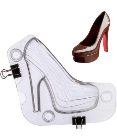 PRETYZOOM Chocolate Mold Shoe Fondant Mold 3D Shoes Cake Mold for Chocolate 3D High Heel Meaningful Gift Sugarcraft Mold Soap Making Decor Reusable Mold Muffin Cartoon Plastic Miss - Buy Online on SooperMarket.com