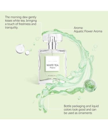 White Tea Perfume White Tea Eau De Toilette Spray Perfume for Women Refreshingly Elegant Long-Lasting Fragrance Women's Perfume Unveiling Sophisticated Charm (2 pack) - Buy Online on SooperMarket.com