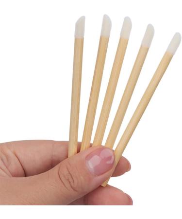 50 Pcs Lip Brushes Lip Gloss Wands Lipstick Brush Applicators Lipstick Testers Sticks Makeup Applicator Beauty Tool with Wooden Handle - Buy Online on SooperMarket.com