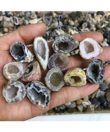 Natural Small Rough Stone raw Crystal Agate geode 10pc - Buy Online on SooperMarket.com