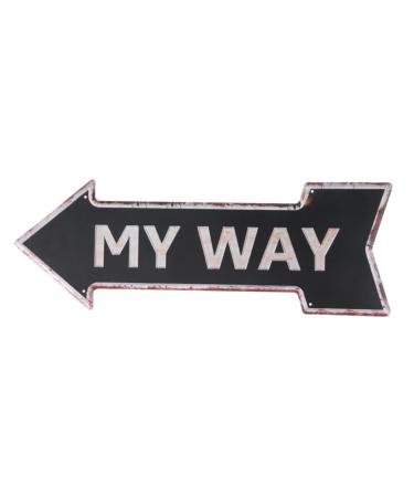 Hemoton Indicator Tag Vintage Decor Retro Decor Door Decoration Exit Sign Direction Indicator Road Sign Household