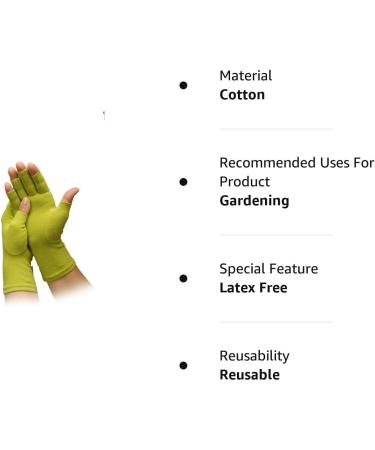 Dritz Crafters Comfort Glove - Medium Kiwi Green (Pack of 2) - Buy Online on SooperMarket.com