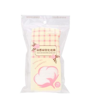 50PCS Cotton Pads - Disposable Facial Cleansing Makeup Removal Wipes for Women & Girls | Nonwoven Makeup Remover - Buy Online on SooperMarket.com