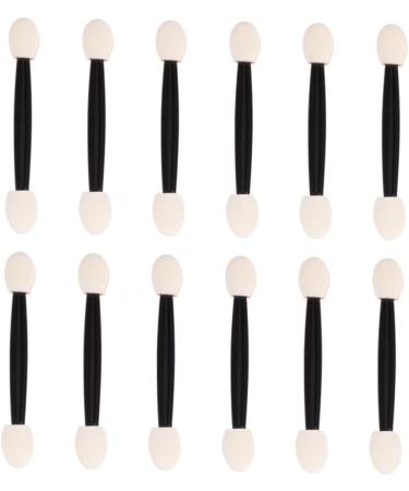 Baluue 72 Pcs Eye Shadow Applicator Eyeshadow Sponge Applicator Dual Ended Eyeshadow Brush Black - Buy Online on SooperMarket.com