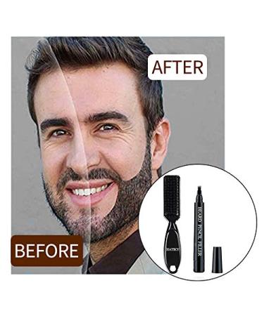 HATIKY Beard Pencil Filler for Men - Waterproof, Long-Lasting Beard & Moustache Pen (Black) - Buy Online on SooperMarket.com