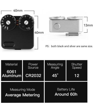 TTARTISAN Camera Light Meter Photometer for Dual Lens Reflex Camera - Hot Shoe Attachment - Buy Online on SooperMarket.com
