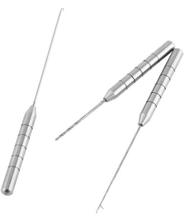 Alomejor 3Pcs Set Aluminum Alloy Bait Needle Fish Drill Rig Kit - Perfect Rigging Tool for Anglers - Buy Online on SooperMarket.com