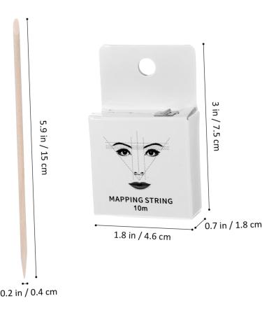 FOYTOKI 1 set string Drawing Eyebrow Sticks Line with Portable Women Thread Supply Facial Beauty Mapping - Buy Online on SooperMarket.com