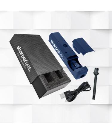 SharperIyes Automatic Cosmetic Pencil Sharpener  Confident Blue