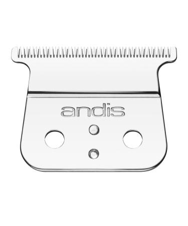 Andis 04945 Stainless-Steel GTX Deep-Tooth T-Outliner Replacement Blade for Andis Model GTO GO SL & SLS Trimmers - Close & Sharp Cutting Zero Gapped Dependable & Long-Life Blade - Silver