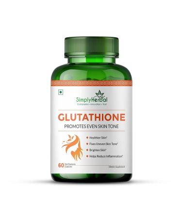 Natural L Glutathione 1000mg Capsules With Vitamin C & E for Immune Support Healthy Radiant Skin Glowing Antioxidant Support Grape Seed Extract & Biotin - 60 Veg Capsules