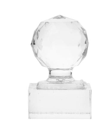 Baluue Eyeshadow Stamper Glass Powder Press Stamp Eyeshadow Repairing Tool Clear Wax Seals Stamp Blusher Pressing Stamper