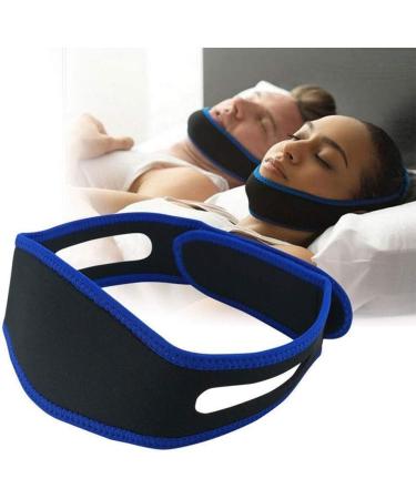 Anti Snoring Chin Strap Anti Snoring Devices Snore Relief Stopper Stop Snoring Solution Snore Reduction Sleep Aid Adjustable Head Band Jaw Strap for Men and Women Jaw Strap for Men and Women