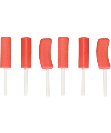 Portable Orthodontic Pacifiers with Flexible Leveling Shell - Professional Silicone Packaging 6 Pack - Tasty Red Strawberry Flavor - Buy Online on SooperMarket.com