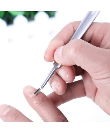 4Pcs Nails Cleaner Cuticle Pusher Set - Remove Hangnails and Dead Skin Easily - Buy Online on SooperMarket.com