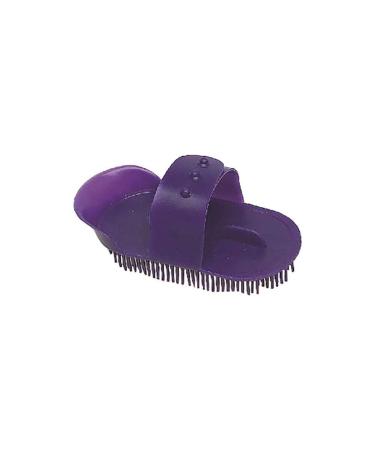 Plastic Horse Curry Comb - Colour : Purple