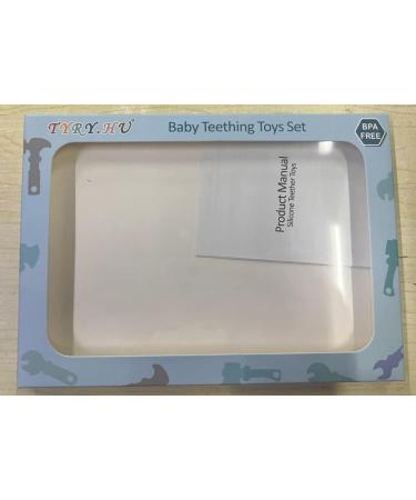 TYRY.HU BPA Free Silicone Teething Toys - Baby Toothbrush Teether Chew Toy Set for Newborns - 4pcs (C) - Buy Online on SooperMarket.com