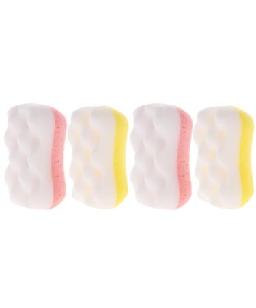 4pcs Exfoliating Mesh Bath Sponge Pouf Balls - Kid-Friendly Shower Loofahs & Back Exfoliator | Miss Body - Buy Online on SooperMarket.com