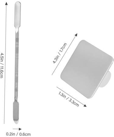 3 Sets Stainless Steel Makeup Mixing Palettes - Professional Cosmetic Mixing Tools for Artists - Buy Online on SooperMarket.com