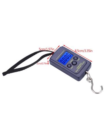 Digit Fishing Scale - 40 kg Hanging Digital Scale with Backlit LCD Display for Home & Outdoor Use | International Shipping Available - Buy Online on SooperMarket.com