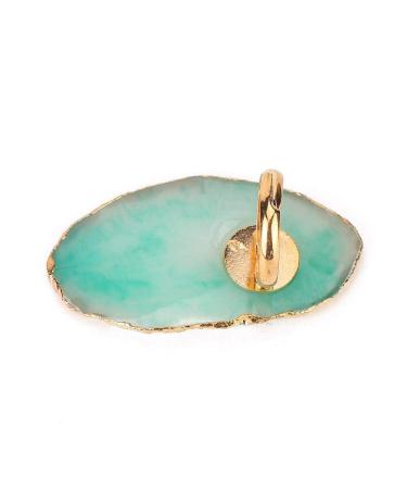 Resin Plastic Plate Dekaim Resin Mini Nail Art Gel Polish Color Mixing Plate Tips Display Holder Manicure Tool(Green) - Buy Online on SooperMarket.com
