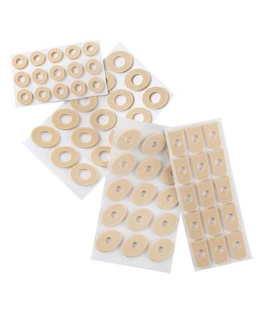 Healifty 60pcs Callus Cushions Toe Pads Foot Core Sticker Blister Prevention Pads for Shoes