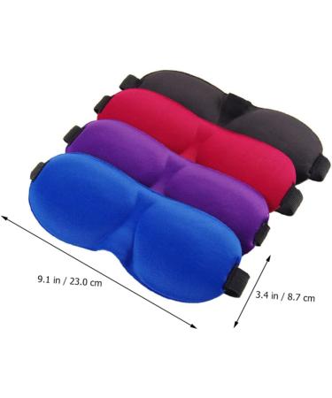 Buy Gatuida 16 Pcs Blackout Sleep Mask Set - Light Blocking Eye Covers for Travel & Sleep - Memory Foam & 3D Design - Perfect for Adults - Available in Black Blue Purple Red - Buy Online on SooperMarket.com