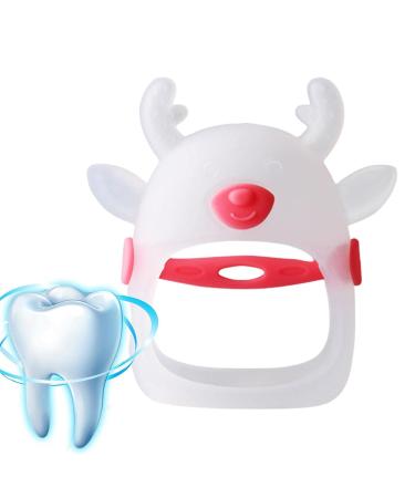 Neamou Red Silicone Brain Shape Teether for Infants - Soothing Gum Relief & Hand Pacifier (4-8 Months) - Buy Online on SooperMarket.com