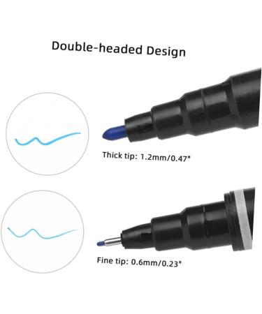 Baluue 10pcs Pen Pen Waterproof Brow Pencil Brow Pen Tool Pen Plastic Blue 13.9x1.8cm Blue - Buy Online on SooperMarket.com
