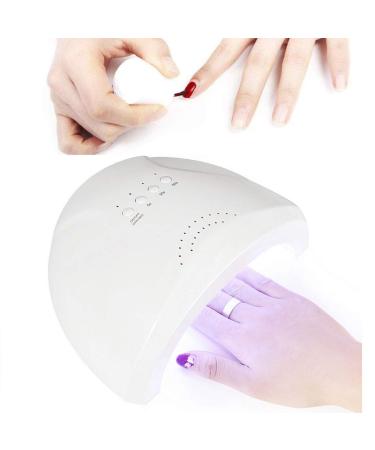 FuLanDe 48W UV Led Nail Lamp USB LED UV Light for Gel Nails with Double Power Design Curing 5 Fingernails & Toenails with Sensor 30 PCS LED Beads
