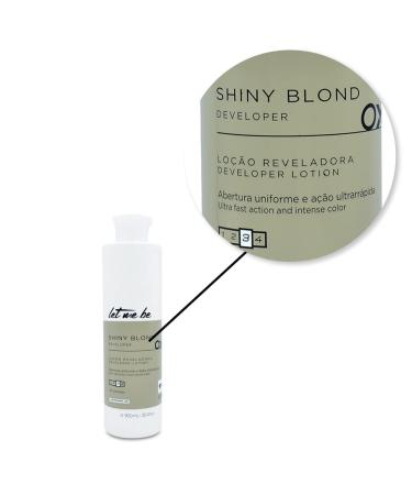 Let Me Be Lo o Reveladora Shiny Blond Developer 30 Vol 900ml | Brightening Hair Solutions - International Shipping - Buy Online on SooperMarket.com