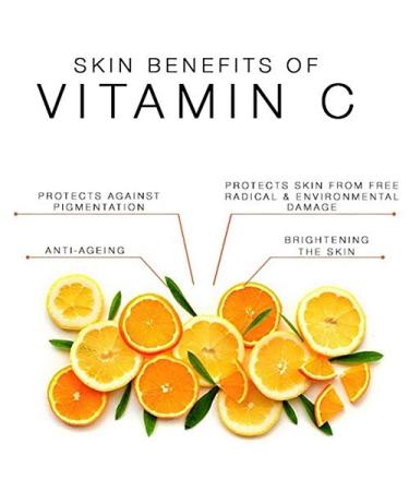Herganics Vitamin C Oil: Brightening Serum for Face & Body with Gua Sha for Lymphatic Drainage - Buy Online on SooperMarket.com