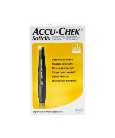 Softclix Lancing Device with 25 lancets