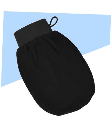 NOLITOY 2pcs Body Dead Skin Remover & Back Massager - Exfoliating Bath Scrubber Gloves for Shower & Spa - Black Bath Mitts for Smooth Skin - Buy Online on SooperMarket.com